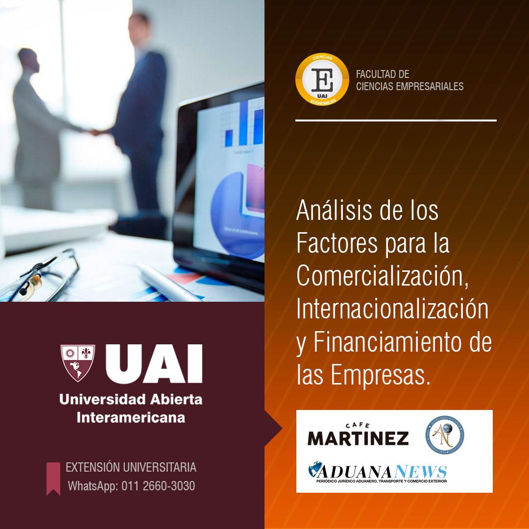 Jornada “Análisis de los Factores para la Comercialización, Internacionalización y Financiamiento de las Empresas”